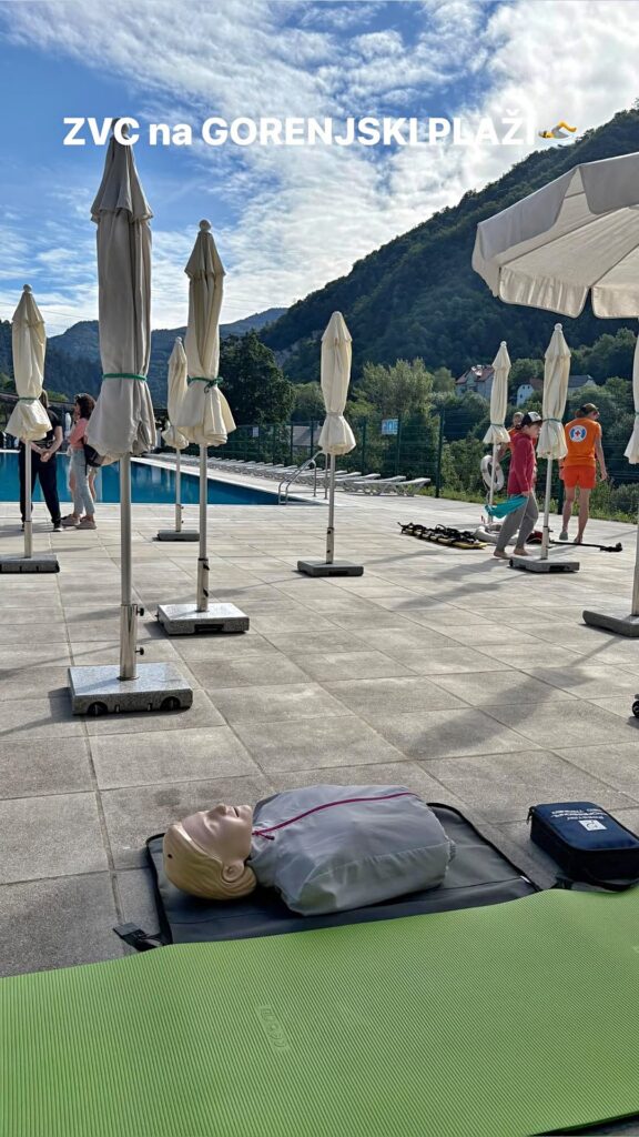 zvc na gorenjski plaži
