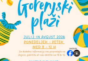 zvc na gorenjski plaži