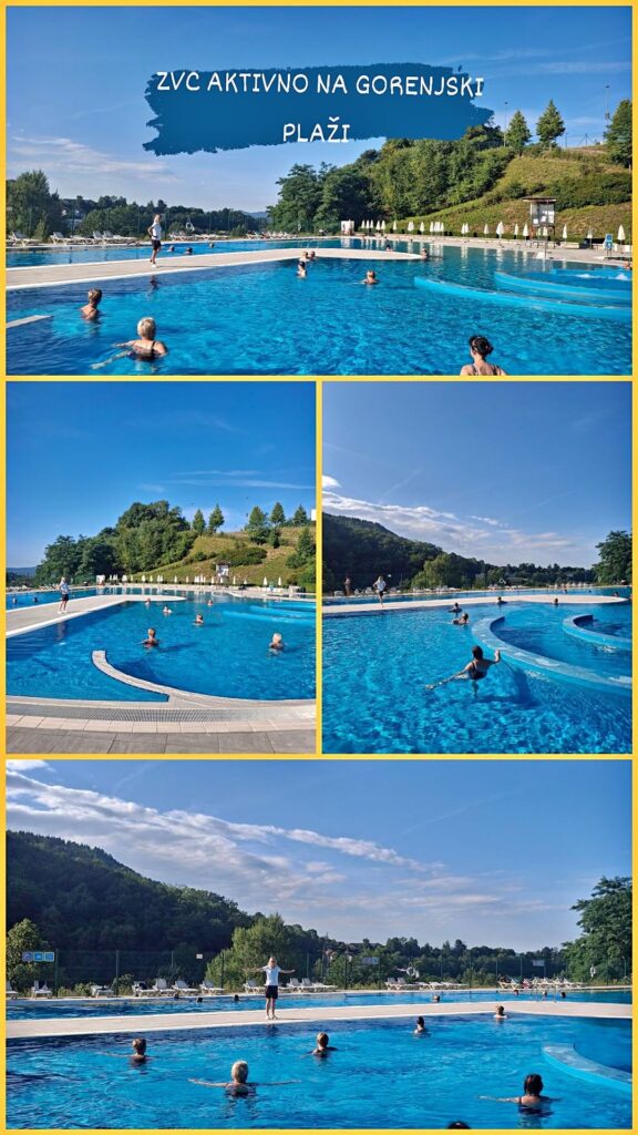zvc aktivno na gorenjski plaži, bazen