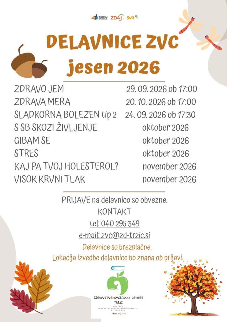 delavnice ZVC, jesenski termini